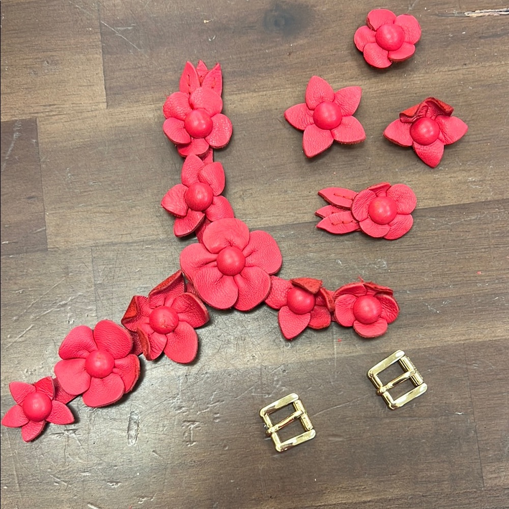 Michael Kors Leather Flowers and Hardware